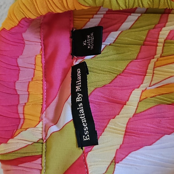 Essentials by Milano Multicolor Button-Down Shirt - Picture 7 of 9